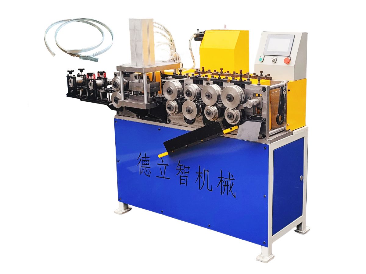 Edge-rolling hoop machine